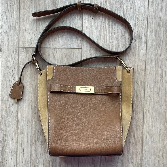 Tory Burch Brown and Tan Crossbody Bag - Picture 1 of 14